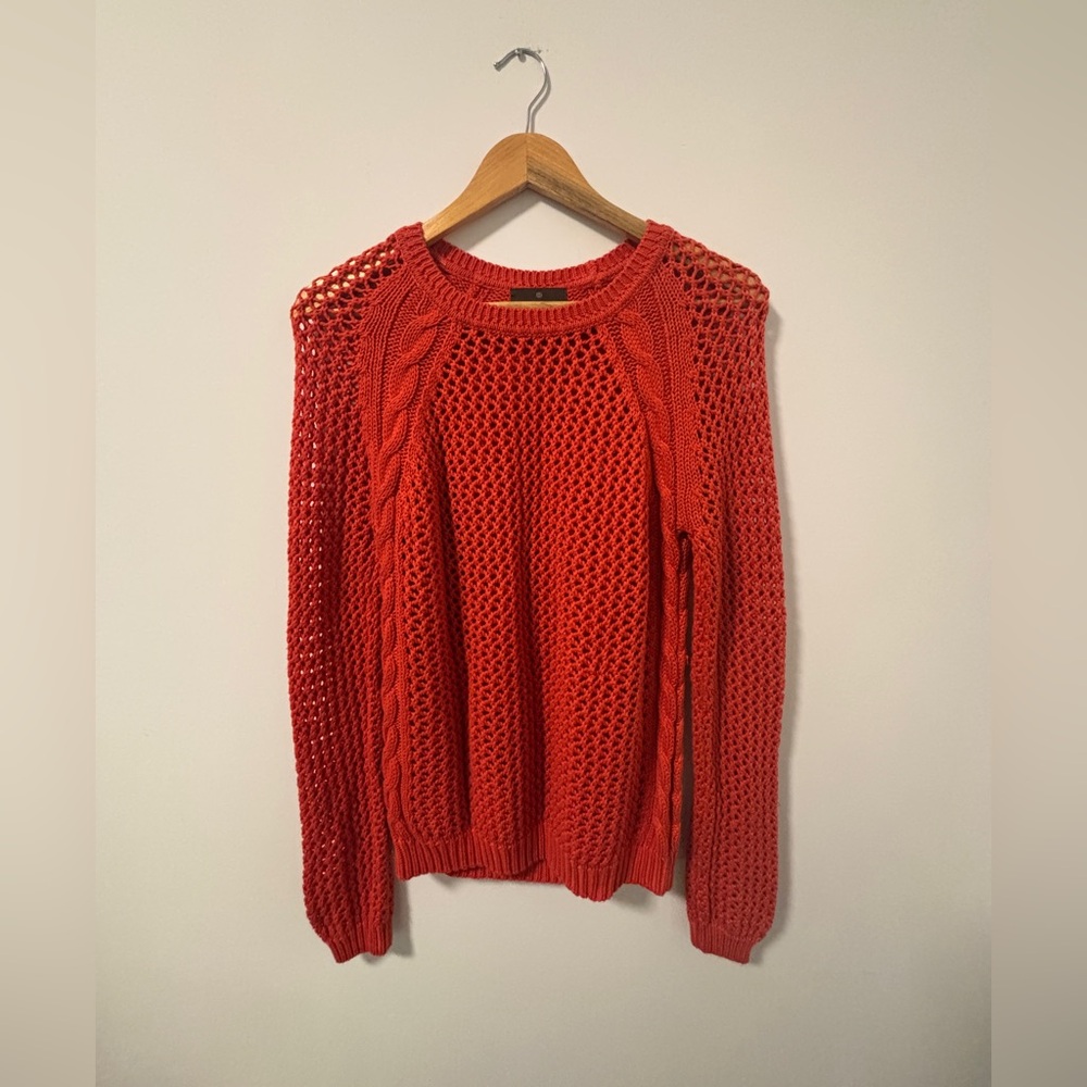 Fenn Wright Manson Vibrant Orange/Red Knit Top